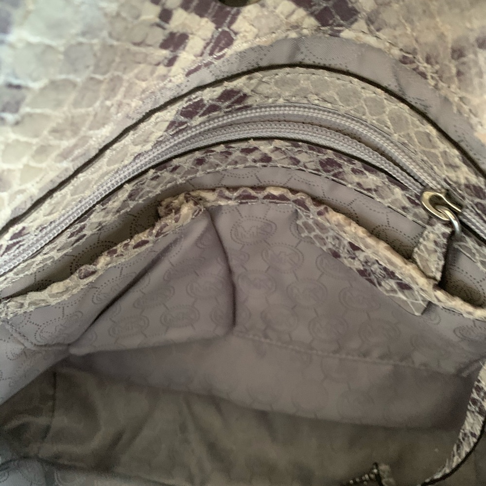 Michael Kors Snakeskin Python Satchel Purse - image 6